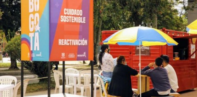 Un establecimiento a cielo abierto en la localidad de Suba, en Bogotá.