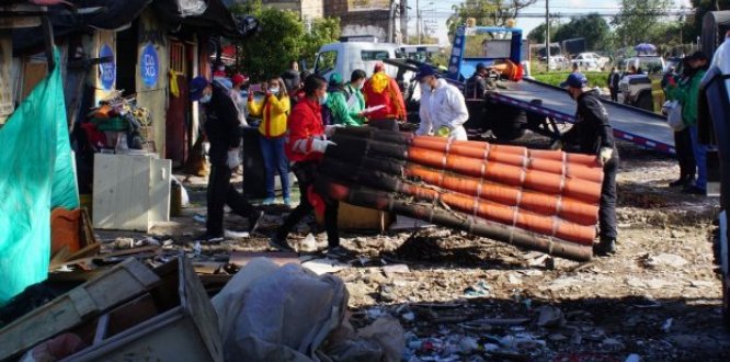 Recuperación de predio de espacio público en El Pinar, localidad de Suba