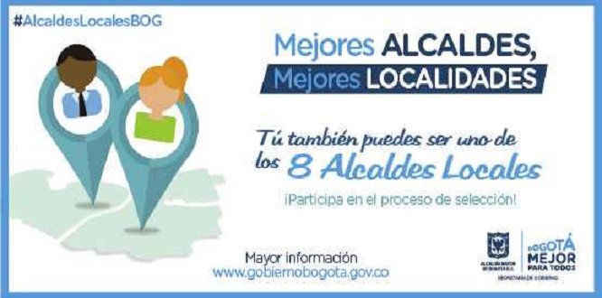 Ya están abiertas las inscripciones para los aspirantes a ser Alcaldes Locales