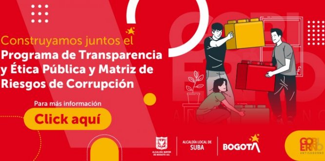Banner Programa de Transparencia y Ética Pública y la Matriz de Riesgos de Corrupción.