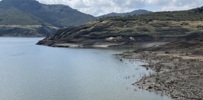 Embalse con una gran reducción de su capacidad por el verano