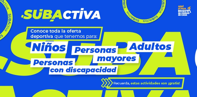 Conoce la oferta Deportiva de Suba