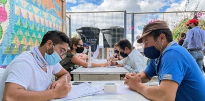 Inscripciones de los Presupuestos Participativos en la localidad de Suba