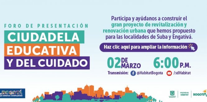 Pieza de diseño con información de evento