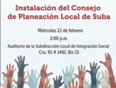 Instalaciòn del Consejo Local de Planeación de Suba