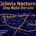Mapa Ciclovia Nocturna en Bogotá