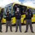 Conductores frente a buses masivos de transporte
