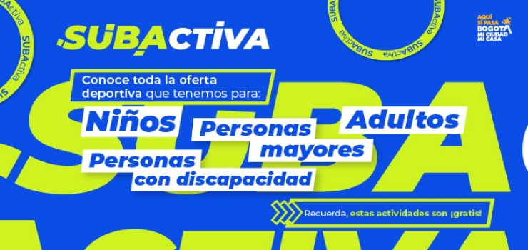 Conoce la oferta Deportiva de Suba